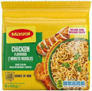 Maggi Chicken Flavoured Noodle Instant Noodles  (Pack of 5 x 68 g) | Shop Online
