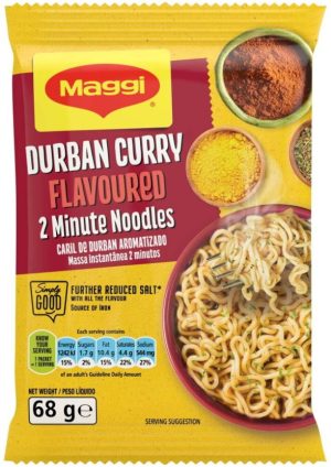 Maggi Durban Curry Flavoured Instant Noodles  (Pack of 60 x 68 g) | Shop Online