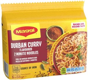 Maggi Durban Curry Flavoured Instant Noodles  (Pack of 5 x 68 g) | Shop Online