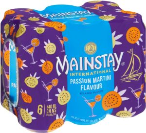 Mainstay Passion Martini Flavour Island Fusion Spirit Premix  (Pack of 6 x 440 ml) | Shop Online