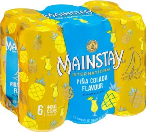 Mainstay Pina Colada Flavour Island Fusion Spirit Premix  (Pack of 6 x 440 ml) | Shop Online