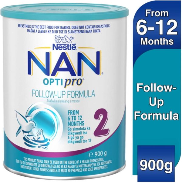 Nestle Nan Optipro Follow-Up Formula 2  (6 x 900 g, 6-12 Months) | Shop Online