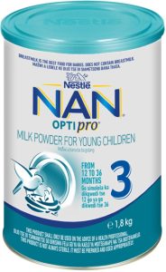 Nestle Nan Optipro Milk Powder 3  (6 x 1.8 kg, 12-36 Months) | Shop Online