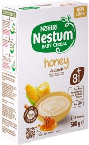 Nestle Nestum Infant Honey Cereal  (500 g, 8+ Months) | Shop Online