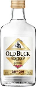 Old Buck Classic Dry Gin  (Pack of 12 x 200 ml) | Shop Online