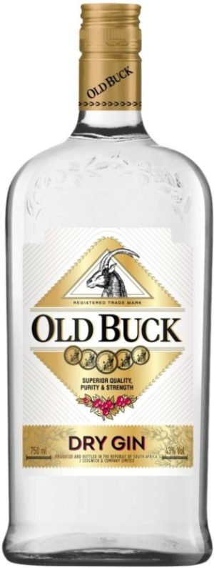Old Buck Classic Dry Gin (Pack of 6 x 750 ml) | Shop Online