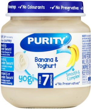 Purity Bananas, Yoghurt IBaby Food  (125 g, Pack of 1) | Shop Online