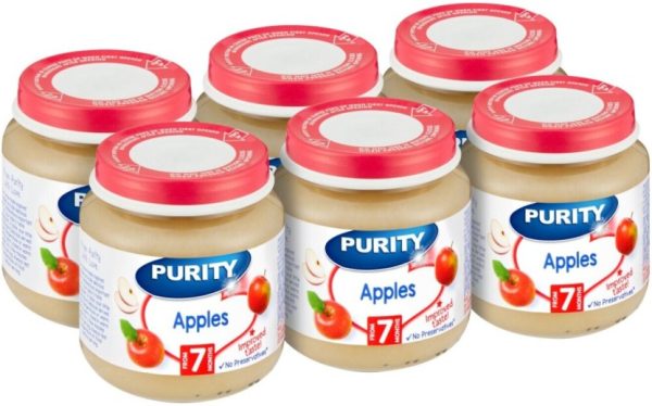 Purity Apples Baby Food (125 g, Pack of 6) | Shop Online