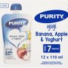 Purity Banana, Apple & Yoghurt Baby Food (110 g, Pack of 12) | Shop Online - Image 2