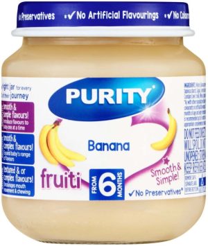 Purity Banana Baby Food  (125 g, Pack of 1) | Shop Online