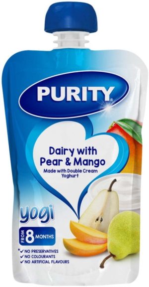 Purity Dairy with Pear & Mango Baby Food  (110 g, Pack of 1) | Shop Online