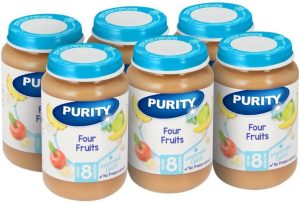 Purity Four Fruits Mixed Fruit Baby Food  (200 g, Pack of 6) | Shop Online