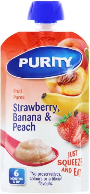 Purity Fruit Puree Mixed Fruit Baby Food  (110 g, Pack of 1) | Shop Online