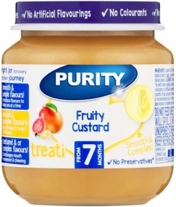 Purity Fruity Custard Delight Baby Food  (125 g, Pack of 1) | Shop Online