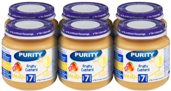 Purity Fruity Custard Delight Baby Food (125 g, Pack of 6) | Shop Online