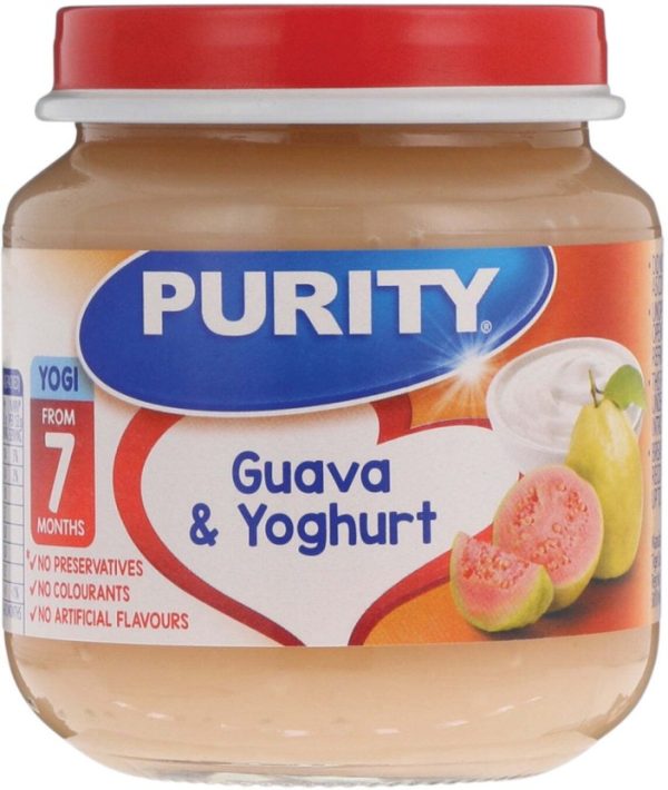 Purity Guava & Yoghurt Baby Food  (125 g, Pack of 6) | Shop Online