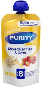 Purity Mixed Berries & Oats Baby Food  (150 g, Pack of 1) | Shop Online
