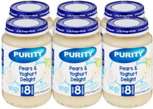 Purity Pear & Yoghurt Pears Baby Food  (200 g, Pack of 6) | Shop Online