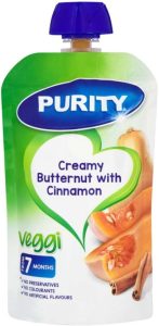 Purity Pureed Baby Food Butternut, Cinnamon Baby Food  (110 g, Pack of 1) | Shop Online