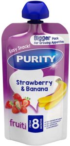 Purity Strawberry & Banana Baby Food  (150 g, Pack of 1) | Shop Online