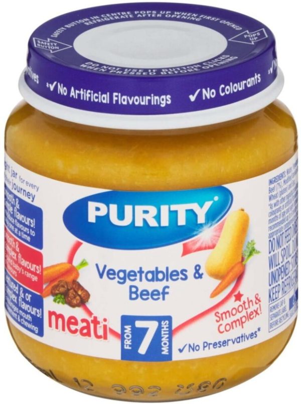 Purity Vegetables & Beef Baby Food  (125 g, Pack of 1) | Shop Online