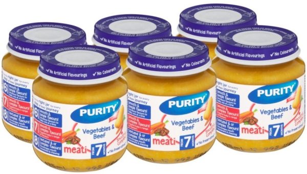 Purity Vegetables & Beef Baby Food (125 g, Pack of 6) | Shop Online