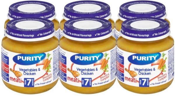 Purity Vegetables & Chicken Baby Food (125 g, Pack of 6) | Shop Online