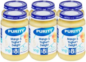Purity Yoghurt With Mango Pieces Mangoes Baby Food (200 g, Pack of 6) | Shop Online