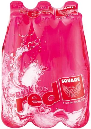 Red Square Pink Ice Sprit Cooler  (Pack of 6 x 275 ml) | Shop Online