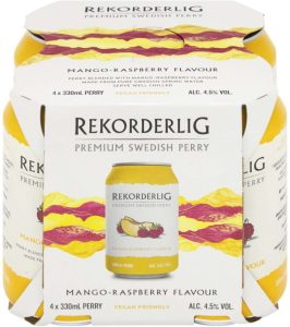 Rekorderlig Mango Raspberry Cider  (Pack of 4 x 330 ml) | Shop Online