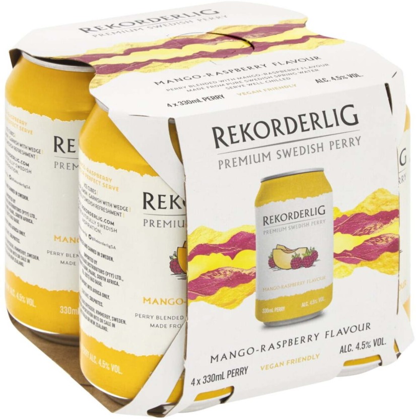 Rekorderlig Mango Raspberry Cider  (Pack of 4 x 330 ml) | Shop Online - Image 2