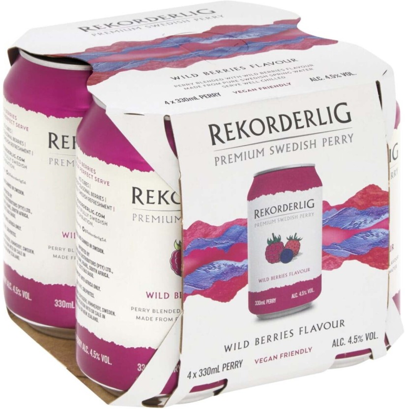 Rekorderlig Wild-Berries Cider  (Pack of 4 x 330 ml) | Shop Online