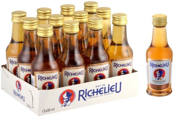 Richelieu Brandy  (Pack of 12 x 50 ml) | Shop Online