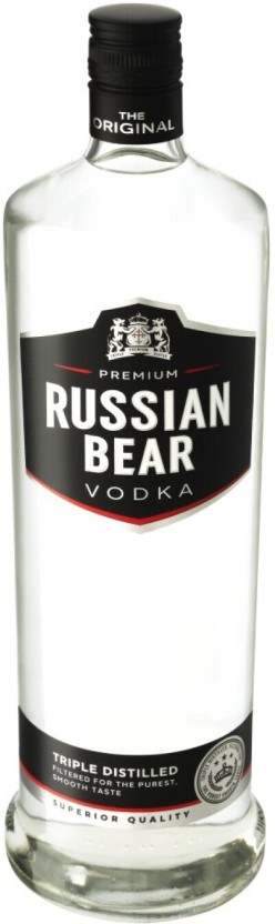 Russian Bear Plain Vodka  (1 L) | Shop Online - Image 2