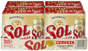 SOL Cerveza Lager Can  (Pack of 24 x 500 ml) | Shop Online