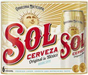 SOL Cerveza Lager Can  (Pack of 6 x 500 ml) | Shop Online