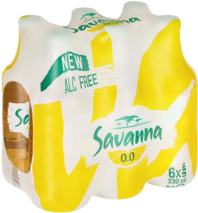 Savanna Lemon Non Alcoholic Cider  (Pack of 6 x 330 ml) | Shop Online - Image 2