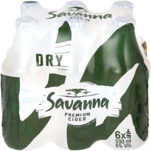 Savanna Premium Cider  (Pack of 6 x 330 ml) | Shop Online