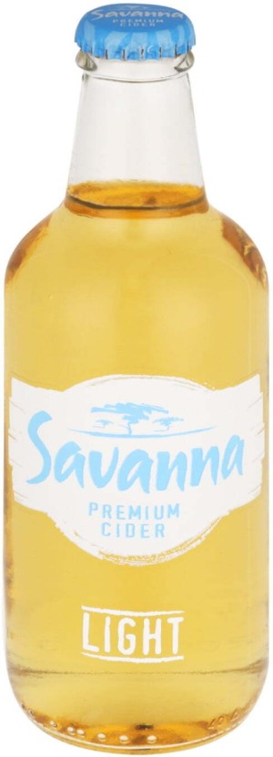 Savanna Premium Light Cider  (Pack of 24 x 330 ml, NRB) | Shop Online