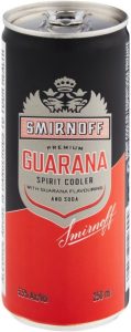 Smirnoff Guarana Sprit Cooler  (Pack of 6 x 250 ml, NRB) | Shop Online