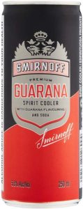 Smirnoff Guarana Sprit Cooler  (Pack of 6 x 250 ml, NRB) | Shop Online