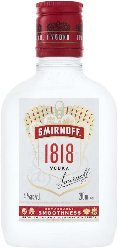 Smirnoff Plain Vodka  (200 ml) | Shop Online