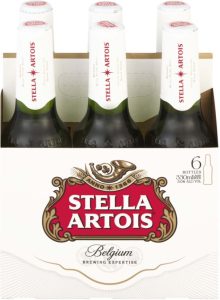 Stella Artois Pure Malt Lager Bottle  (Pack of 6 x 330 ml) | Shop Online
