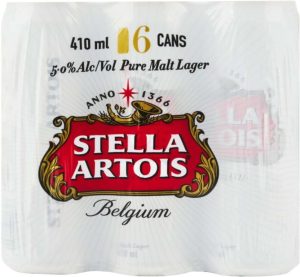 Stella Artois Pure Malt Lager Can  (Pack of 6 x 410 ml) | Shop Online