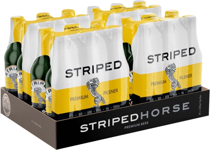 Striped Horse Pilsner Bottle  (Pack of 24 x 330 ml) | Shop Online