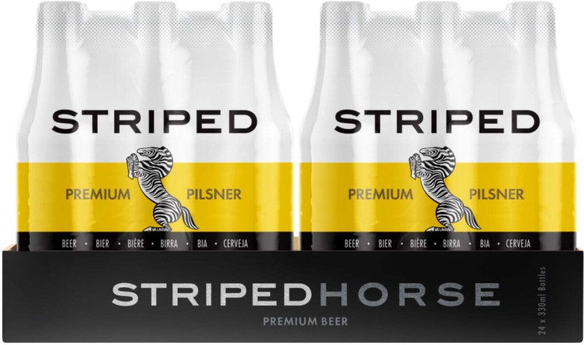 Striped Horse Pilsner Bottle  (Pack of 24 x 330 ml) | Shop Online - Image 2