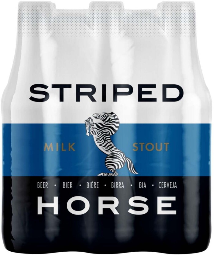 Striped Horse Premium Milk Stout Milk Stout Bottle  (Pack of 6 x 330 ml) | Shop Online