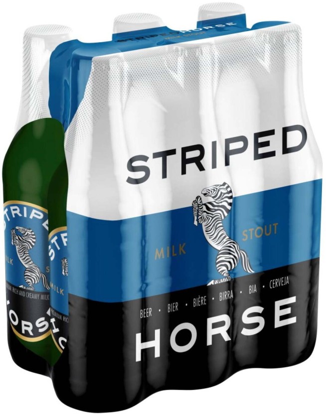 Striped Horse Premium Milk Stout Milk Stout Bottle  (Pack of 6 x 330 ml) | Shop Online - Image 2