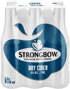 Strongbow Premium Apple Dry Ciders Cider  (Pack of 6 x 330 ml) | Shop Online