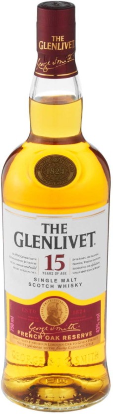 The Glenlivet 15Year Old Single Malt Scotch Whiskey  (750 ml) | Shop Online